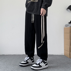 卫裤男生春秋季百搭休闲长裤运动宽松束脚裤潮牌裤子K0368-P43，男装休闲裤，星座308B-2