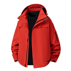 新款男女高品质户外登山服青少年学生冲锋衣夹克外套HS6606，男装夹克，星座1206（原A206）