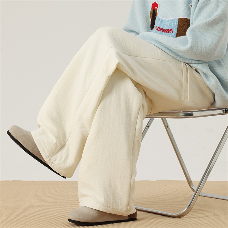 05纯色奶芙夹棉裤男女冬季加棉裤子潮XZ211-1-K2475-P65，男装棉裤，星座211-1