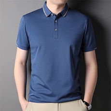 短袖POLO衫2024夏季男装翻领潮流打底衫商务休闲上衣SFT3131-P62，男装Polo衫，星座1105-3