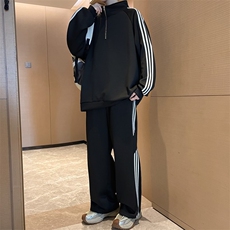 现货青少年卫衣卫裤两件套2026春季新款情侣运动衣裤TZ595，男装休闲裤，星座1816-1（原1210-1）