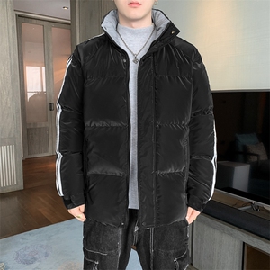 棉衣男秋冬季加厚棉袄外套条纹宽松ins潮面包棉服M0752-P108图片