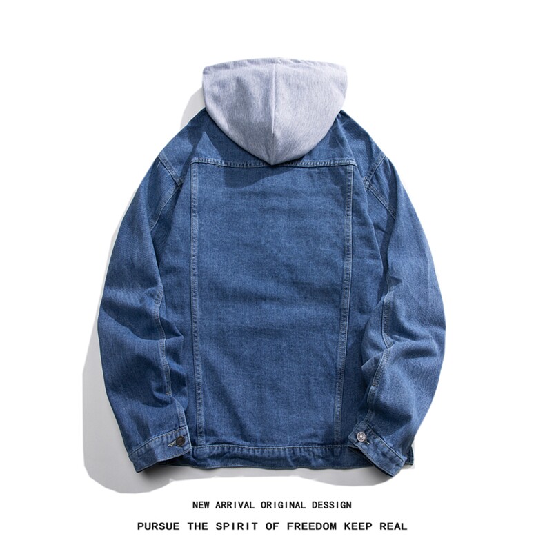 JK630-p75M-5X网格ins牛仔夹克绣花破洞大码男日系CITYBOY,男装夹克,星座103A