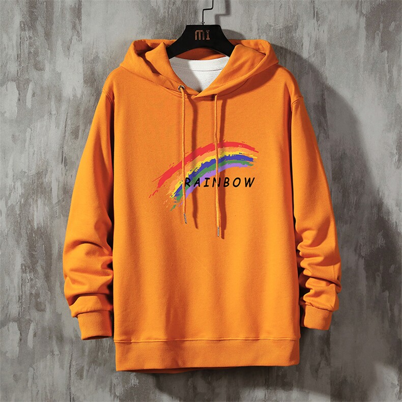 WY2064-P40纯连帽卫衣男大码运动帽衫宽松薄外套,男装卫衣,电商A040A