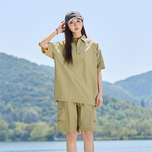 POLO衫短袖t恤女士夏季新款情侣装套装两件套A406TZ6725特P65