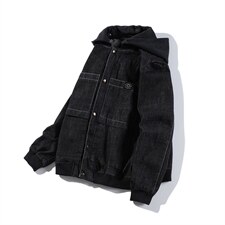 jk817-p95-限价128白底牛仔夹克肥仔秋款量足印花大码，男装夹克，星座103A
