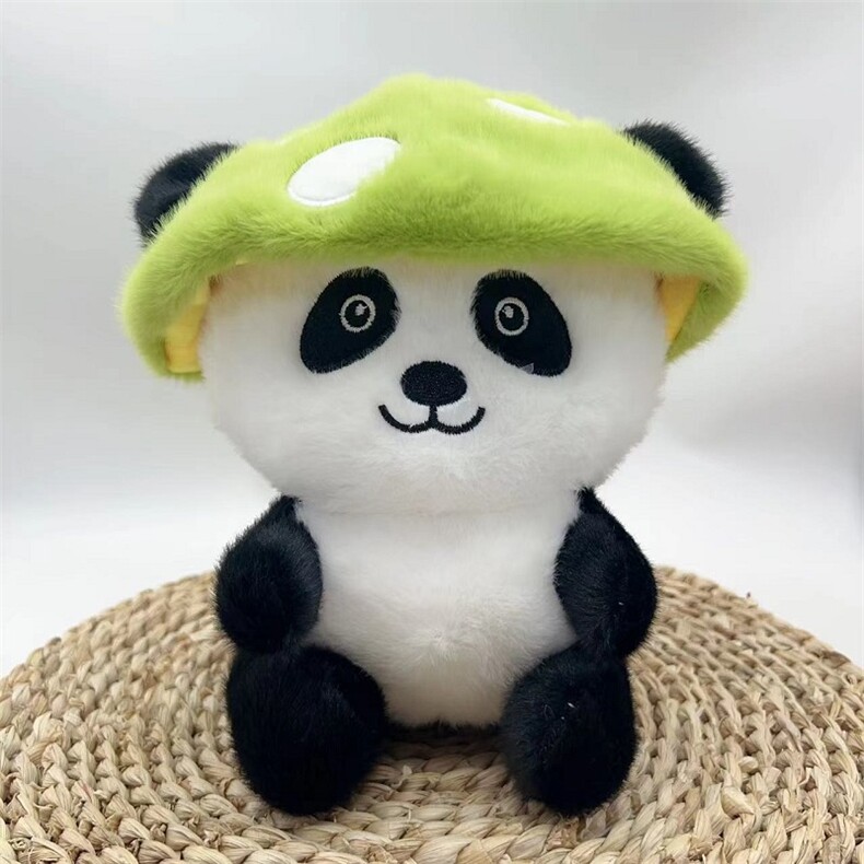 蘑菇熊猫（欧貂），正美吉毛绒玩具厂