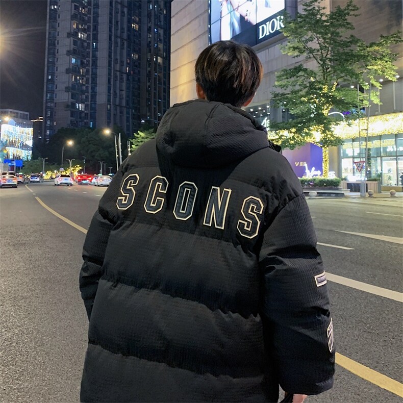 金砖格棉服男士外套冬季新款美式潮牌加厚棉袄羽绒服情侣冬装棉衣，男装棉衣，电商A409-1