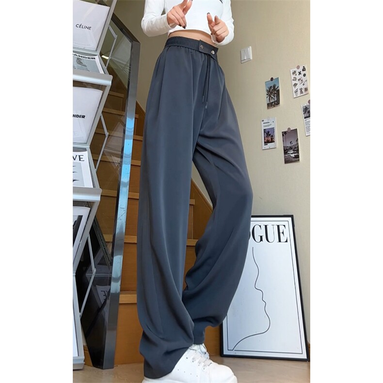 大码潮流高级感小直筒垂坠感冰丝休闲裤西裤K8549-P33【特价】,男装西裤,电商A007
