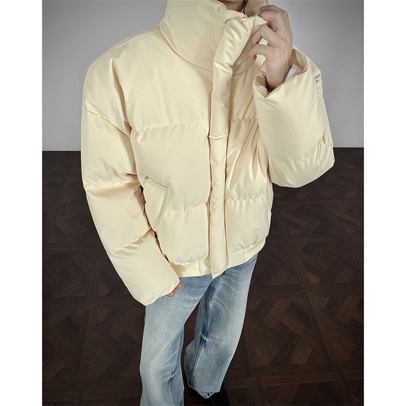 冬季clean纯色棉服潮流中性加厚短款棉衣HZ8816-特P68不议价,男装棉衣,星座610B-1