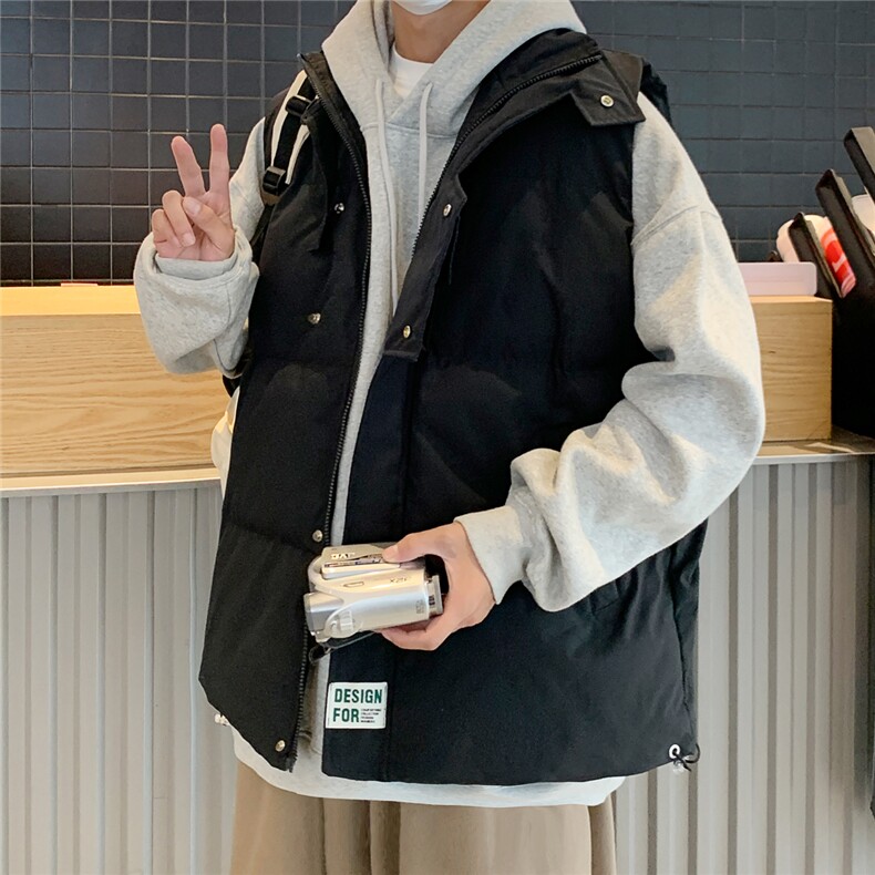 冬装新款立体多口袋男士棉袄背心情侣加厚棉马甲M906-P70,男装背心/马甲,电商A006
