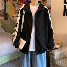 秋季运动外套男休闲宽松韩版百搭学生ins港风帅气风衣W1213-P42，男装夹克，星座512-4