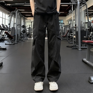 1506-1/KX51/P40潮牌男款休闲裤宽松显瘦百搭款图片