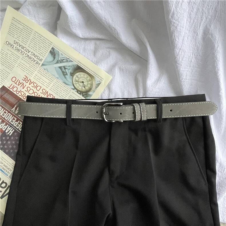 皮带110cm黑棕灰三色高质量DB50P12图片