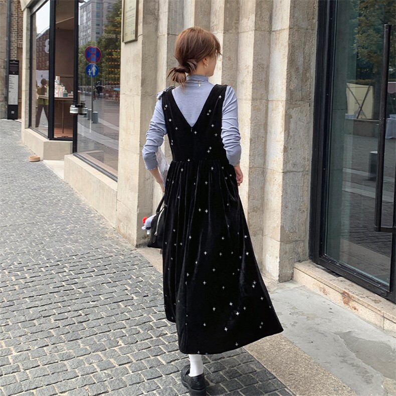 【新品首-发】韩系金丝绒套装单背心裙P115-K170套装P155-K225,女装套装/套裙,浙宝285（原212）