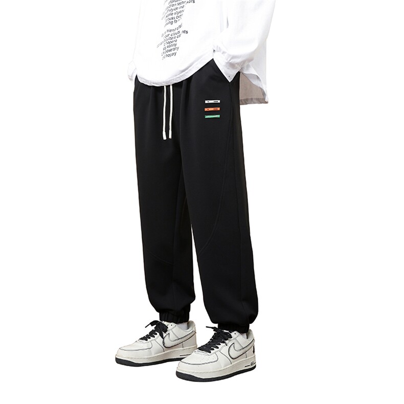 2305加绒/P55休闲裤男美式大码宽松潮男百搭长裤子卫裤男M-8XL,男装休闲裤,星座1204