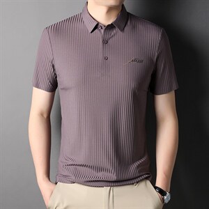 男士短袖T恤翻领POLO衫潮流轻商务夏季休闲时尚体恤上衣 P58图片