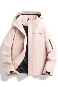 新款男女高品质户外登山服青少年学生冲锋衣夹克外套HS6606图片