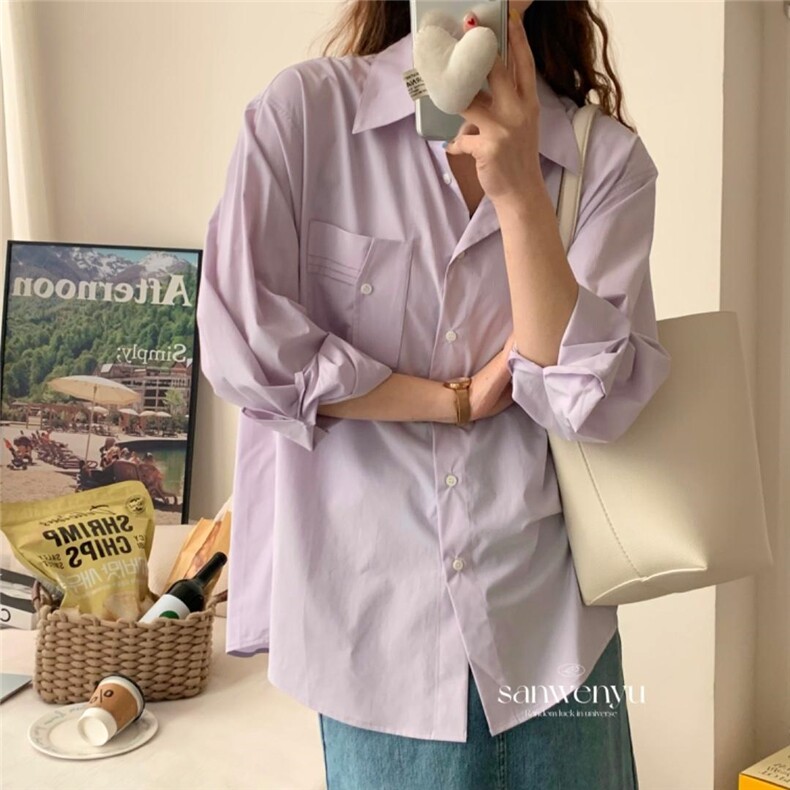 补单韩系春季衬衣，其它，三文鱼