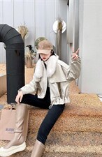 冬季狐狸毛派克服，其它，贻思茗