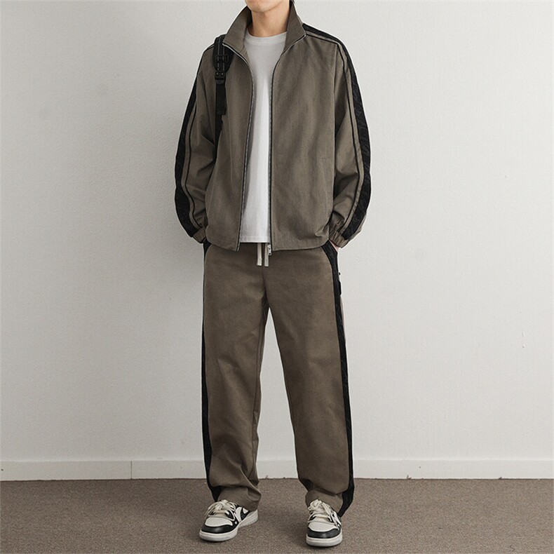 现货新款39511-P107大码控158春季大码休闲套装，男装休闲套装，星座209