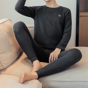 保暖套装男士德绒加厚休闲保暖内衣套装两件套889-P45图片