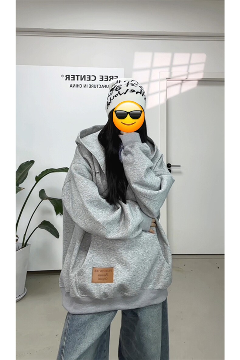 视频截图慎用!图片只做展示大货已到美式大V领连帽卫衣WY78069P68,男装卫衣,星座226-2