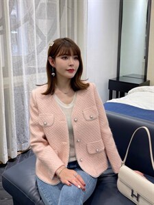 现货供应：初冬装圈圈绒小香风休闲外套M一XXL图片