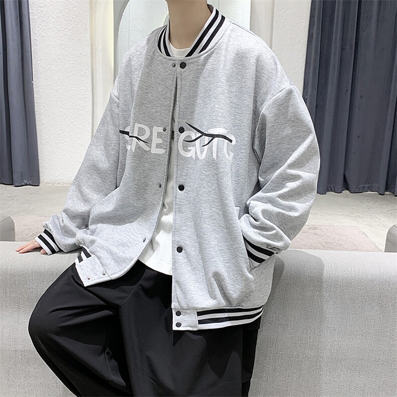 男装宽松休闲中性夹克外套上衣情侣款春装棒球服运动现货DM89-P60,男装夹克,电商D321-1
