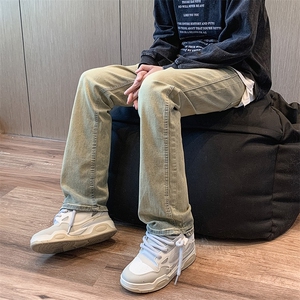 美式高街牛仔裤男 潮牌个性显高休闲裤G231/P48图片