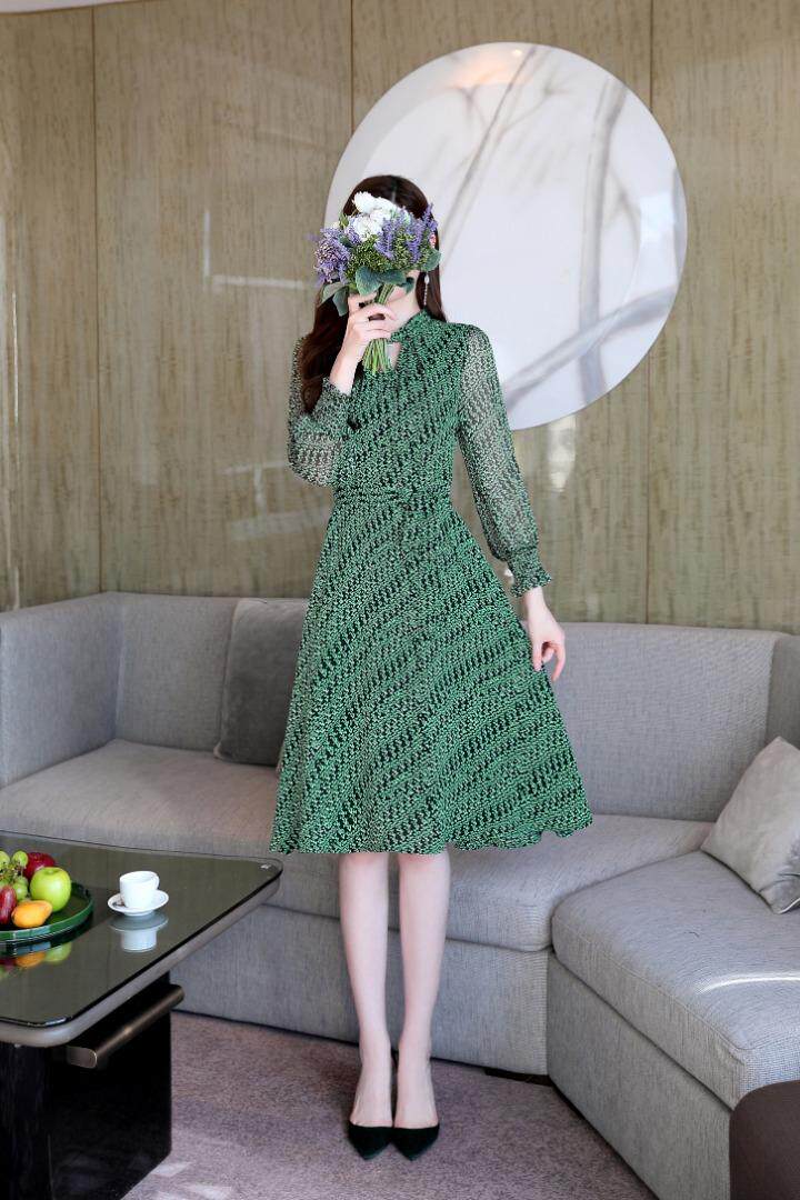 现货，春季碎花连衣裙，女装连衣裙，金典明美