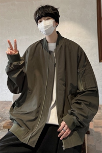 8XL-M特大码秋冬机能夹克外套冲锋衣百搭潮休闲宽松户外JK1301P70图片