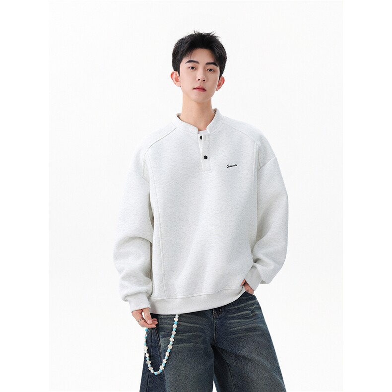 亨利领刺绣卫衣222-2-W119-P58卖88400G，男装卫衣，星座222-2（原202-8）