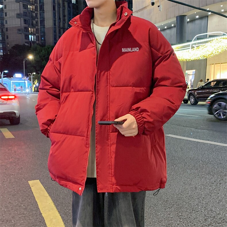 ！2024冬季男士字母印花里面棉衣百搭棉服外套MY309特P55,男装棉衣,电商B220