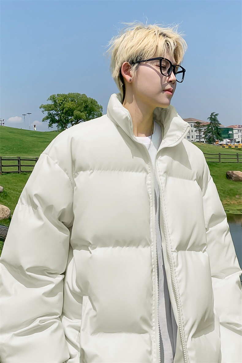 冬季棉服新款D2200-TP45不加厚休闲基础款立领宽松百搭棉衣,男装棉衣,电商A102