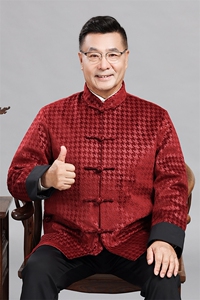 长期货中老年唐装棉服男装风雪尼尔加棉中式盘扣套装爷爷棉衣图片