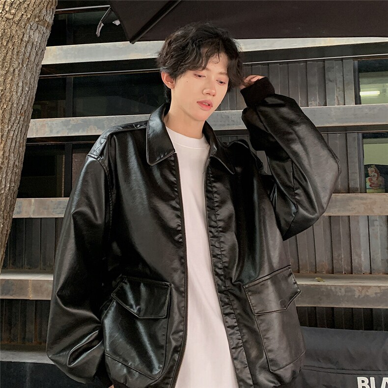 档口图现货春季皮衣飞行员外套1209-1-JK19-P90主推可谈，男装皮衣，星座1209-1