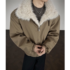 CLEANFIT座山雕棉服美式高街设计感重磅翻领外套A170-M902-TP108，男装棉衣，电商A170