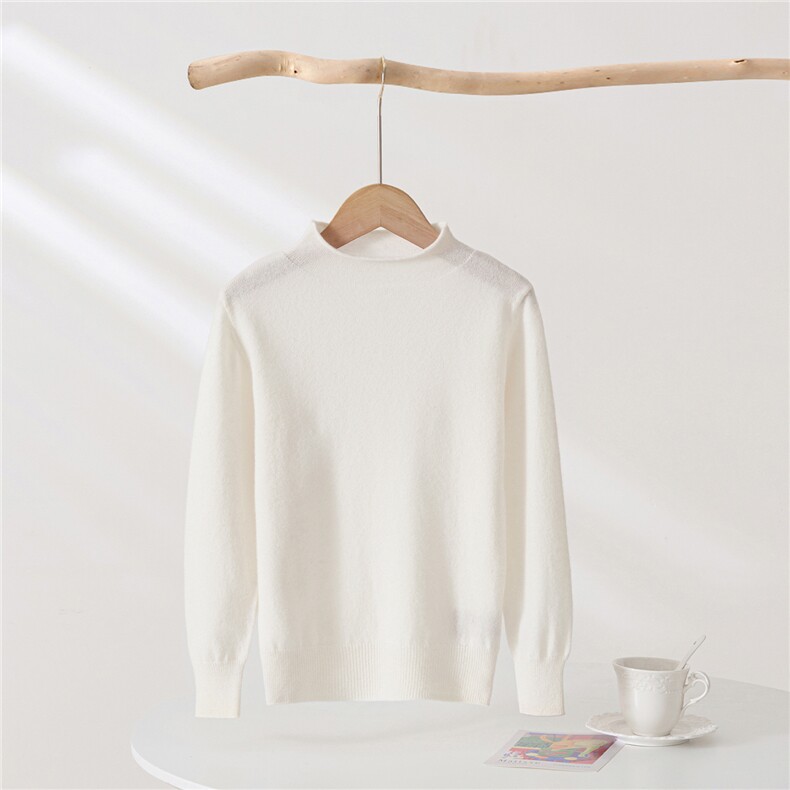 2025年新款百搭高领长袖纯色羊绒衫，童装儿童羊绒衫，轩曦羊绒