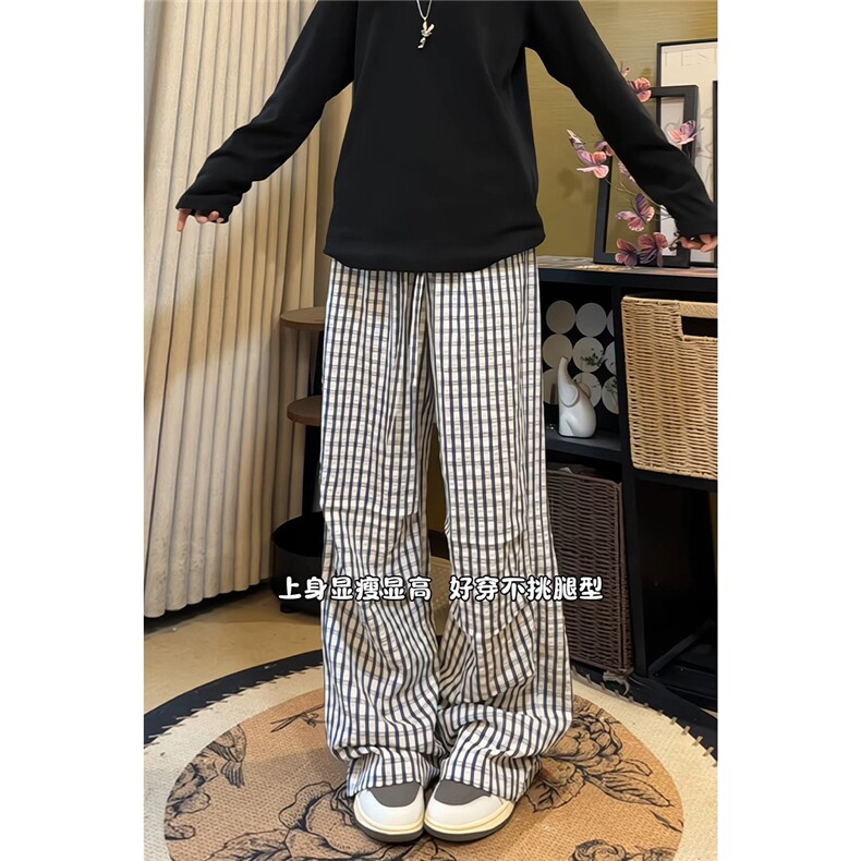 2026春夏衔接新款格子褶皱大码休闲裤男K6709-特P32建议零售价78,男装休闲裤,电商A001-1