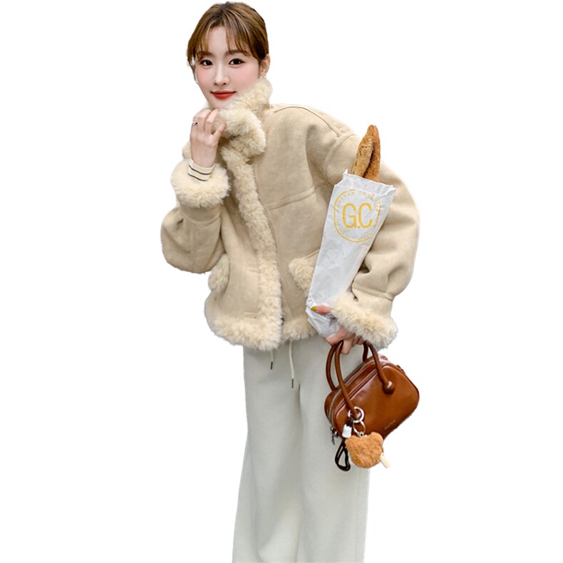主推皮毛一体两面穿2B081-6396-185-K268,女装皮草,2B081
