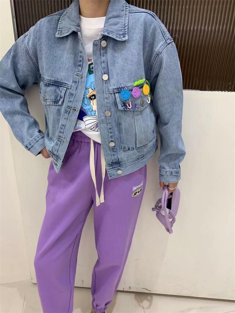 春装现货牛仔外套，其它，k-ong