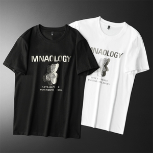 新款时尚高端精品欧货夏季男T恤短袖潮流抖音A227B-A-731-P48图片