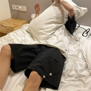 美式工装短裤男高街潮牌夏季休闲五分裤宽松K55-P30图片