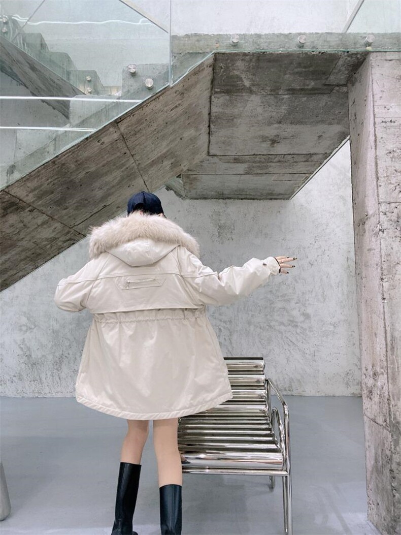 冬装新款派克羽绒服，女装羽绒服，叙号