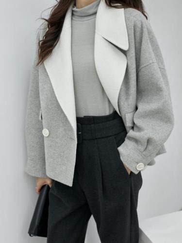 冬季新品双面羊绒大衣，女装，拉嘉图