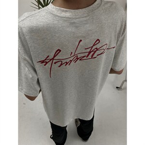 H1062-p30 刺绣款短袖男女同款体恤情侣装，男装T恤，星座617A-2