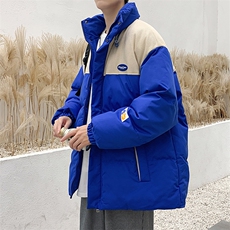 新款男百搭设计感潮流情侣港风棉衣M063-P90控148，男装棉衣，星座717