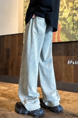 XZ616秋季新款贴布毛边闪电十字架休闲长裤TY1076特P65控78，男装休闲裤，星座512A（原616）