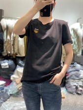 新款韩版潮流卡通虎头可爱印花圆领短袖T恤，女装T恤，L·H·X